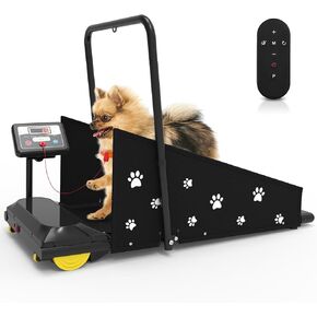 REDLIRO Dog Treadmill - Pet Indoor Treadmill for Medium/Small - Weight Capacity 265 lbs - Dog Fitness Running Machine with Remote Control & Display Screen