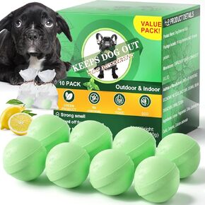 VONDER 10 Pack Dog Deterrent Outdoor Indoor Use, Preventing Dogs from Peeing Digging, Keep Pets Away from Garden, Lawn, Yard – Stops Digging, Scratching, Chewing – Safe Plant Protection (Dark Blue)