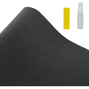 Aquarium Background Paper Decor Fish Tank Backdrop Wallpaper Electrostatic Adhesive, No Glue, Easy to Install, Reusable (11.8“H×39.4"L, Black)