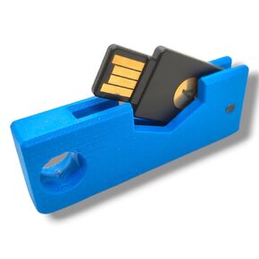 قضية ل yubikey 5 NFC CASE | حالة ل yubikey NFC FIDO | حالة وقائية لـ Yubikey USB-A أو USB-C Case | (USB-A ، أسود) in Kuwait