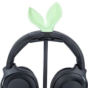 Sprout for Headphones - Adorable Plant Headphone Attachment with Self Fastener - Kawaii Sprout for Gamers and Streamers (Olive)