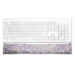 Keyboard Wrist Rest Pad - Flax Seed Filled - Unscented - Lovely Lilac