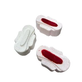 Sanitary Pad Bath Bomb Bloody Pad Bath Bomb Period Party Gift Set (2 Pack)