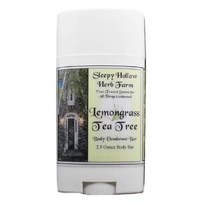 Lemongrass/Tea Tree Deodorant Bar 2.5 oz. | All Natural | No Aluminum | No Cornstarch