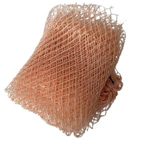 African Mesh Body Sponge, Net Loufah, Net Sponge from Africa (Neon Pink)