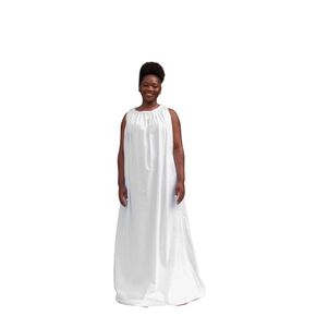 VSteam Gown | Womb Wellness | Yoni Steam Gown | 100% Cotton Relaxing V Steam Gown |White Maxi Dress | Self-Care Gown| Sauna Dress | Towel Gown | Hydrotherapy Gown |Yoni Steam Gown |Towel Dress