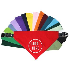 Personalized Logo Dog Bandana Over The Collar Clothes Bandanas Easter For Dogs Spring Birthday Girl Boy Plain Large Handkerchief Custom Adopt Me Scarf Size Medium Pet Service Wedding Holiday Big Bro