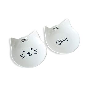Personalized Cat Bowl, Custom Cat Dish, Cat Gift, Personalized Cat Food Dish, Gift for Cats, Personalized Cat Gift - Ceramic Pet Dish