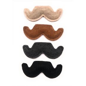 Catnip Mustache Cat Toy (Dark Gray)