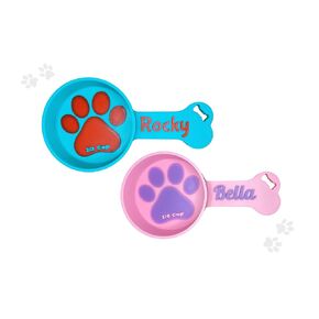 Personalized Dog Food Scoop Custom Pet Kibble Scooper and Measuring Cup Food Dispenser for Dogs Unique Custom Pet Accessory Gift Idea for Dog Lovers and Pet Parents Feeding Tool for Dry Food (2 oz - 1/4 Cup)
