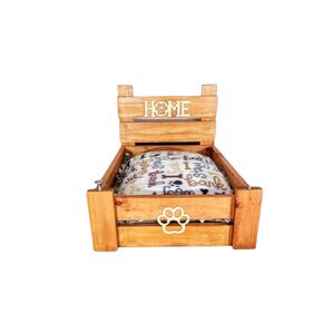 Classic Wooden Dog Bed