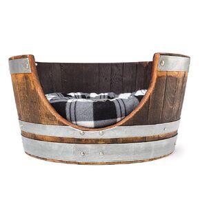 Wine Barrel Dog Bed