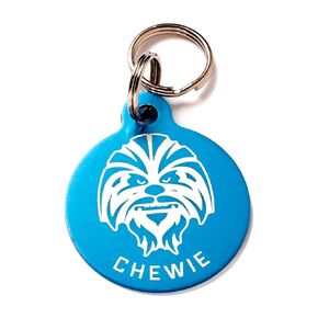 Chewie Pet Tag - Chewbacca Pet Tag - Chewy Pet ID Tag - Sci-Fi Pet ID - Personalized Pet Tag