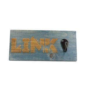 Personalized Leash Holder with Name - Dog Leash Hook - Dog Lover Gift - Housewarming Gift - Custom Pet Gift blue
