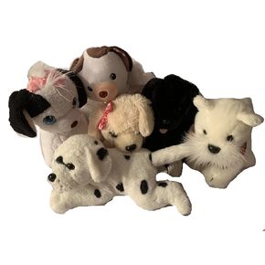 Weighted stuffed animal, dog plush with 2 1/2 or 3 lbs, washable plush weighted buddy, Pokey puppy, dalmation, scottie, black