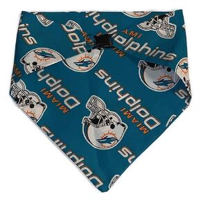 Miami Football Dog Bandana (Large)