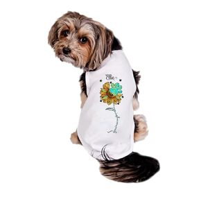 Personalized Dog Shirt, You are my Sunshine Sunflower Dog Tank Top, Dog Owner, Dog Gift, Custom Dog Shirt with Name, Pawprints, Paw Print