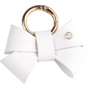Leather Dog Bow Tie | Collar Accessories - Handmade Soft Cute Bowtie for Cats/Dogs, Perfect for Birthday and Wedding Party, White