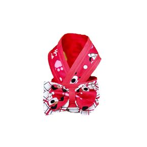 Pet Step-In Harness with Removable Bow, Handcrafted in New York, Double D-Rings (I Woof You, XS)
