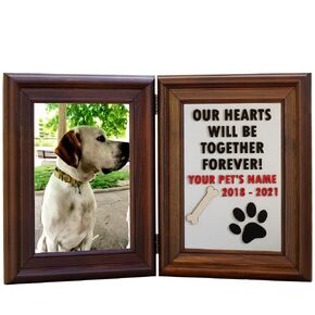 Pet Remembrance Gift, Dog Tribute Frame, Cat Memorial Keepsake, Wooden Frame for Pet Loss, Pet Lover's Keepsake, Memorial Frame for Dogs and Cats, Pet Bereavement Gift, Pet Loss Commemorative Frame