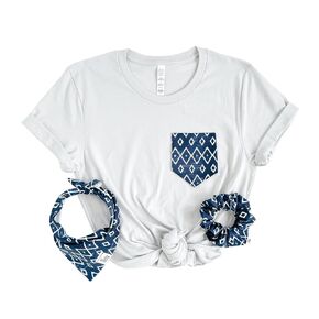 Dog and Owner Boho Matching Set, Gift for Dog Owners (Medium, Tie On Dog Bandana XL)