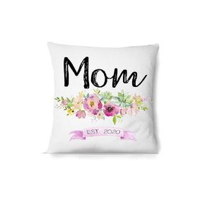 Personalized Mom Est. 2020 Pillow Mother's Day Gift