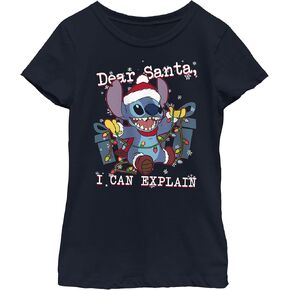 Disney Lilo & Stitch Santa I Can Explain Girls T-Shirt
