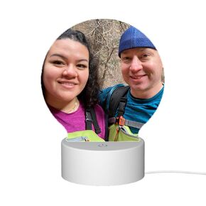 Custom Acrylic LED Light - 7.1 * 5.3 Inches, Table Lamp Night Lights, Customized Picture Frames, Valentines Day Gifts for Him Her