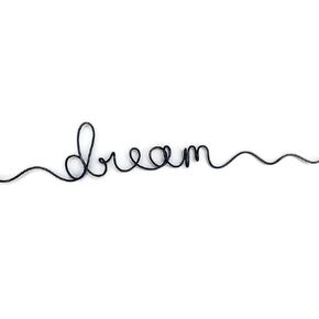 Dream Wire Word Sign For Baby Nursery Decor, Bedroom, Office
