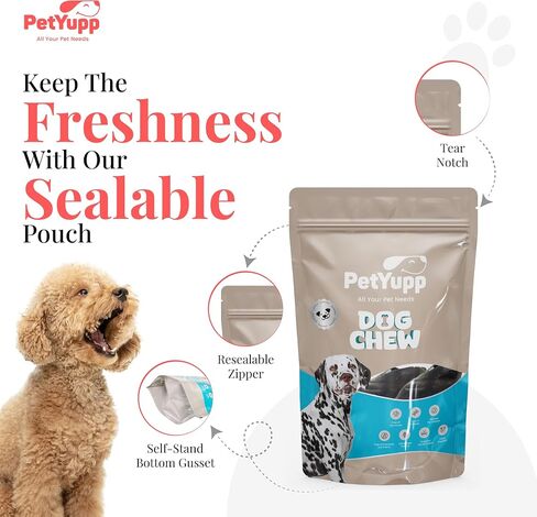 Water Buffalo Hooves for Dogs | Pack of 10 | All Natural, High Protein, Low Fat & Easy to Digest Dog Chews for Large Dogs & Aggressive Chewers | Promotes Dental Health & Chewing Excersice in Kuwait