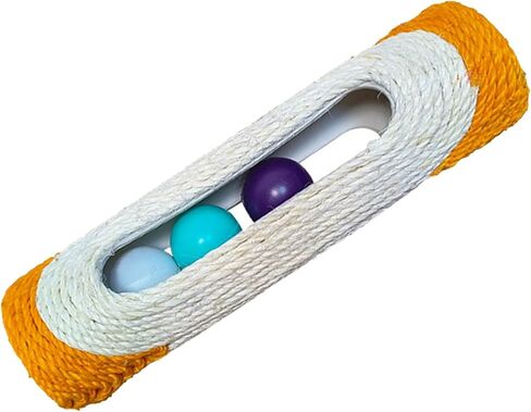 Cylindrical Scratching Board Sisal Cat Toys with 3 Pcs Ringing Balls 11 in Scratching Roller for Indoor Cats Playing (Blue) in Kuwait