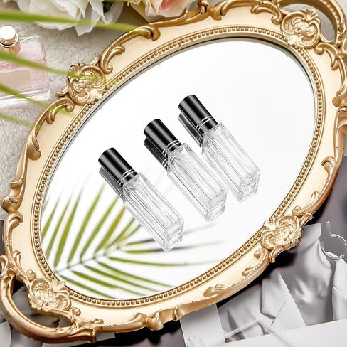 30 قطعة 10 مل من زجاجات العطور الفارغة القابلة لإعادة الملء، رذاذ عطر زجاجي مانع للتسرب، زجاجة رذاذ عطر صغيرة، وعاء عطر شفاف، زجاجة عطر مع موزع عطر in Kuwait