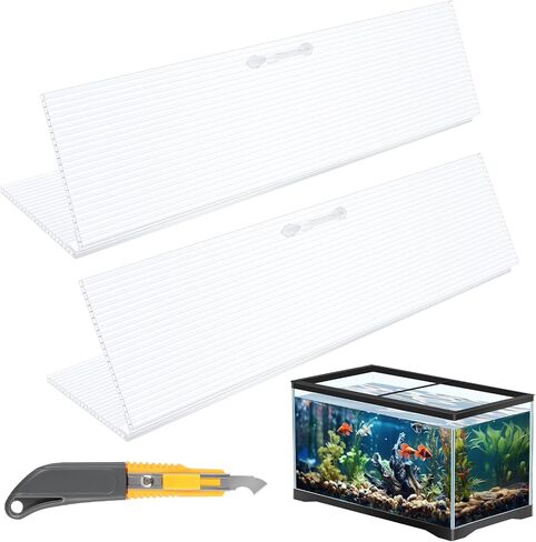 Sieral 2 PCS Clear Clear Moarium Canopy Set Polycarbonate Greenhouse Planels 22.95 × 11.5 × 0.24 بوصة ل 33/40/55 in Kuwait
