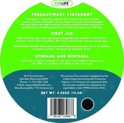 FurLife Green Dog Tag, Flea and Tick Prevention for Dogs - Waterproof Pendant for Collar, Safe for All Breeds in Saudi Arabia