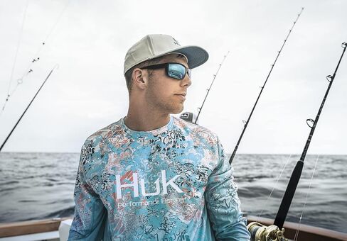 HUK Icon X Camo Long Sleeve Shirt |Performance Fishing Shirt in Saudi Arabia