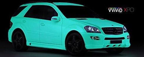 VViViD Green Glow in The Dark Car Wrap Vinyl 5ft x 3ft Roll with Bubble and Air Free Channel Tech DIY in Kuwait