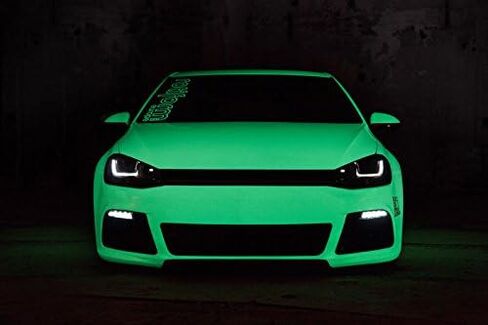 VViViD Green Glow in The Dark Car Wrap Vinyl 5ft x 3ft Roll with Bubble and Air Free Channel Tech DIY in Kuwait