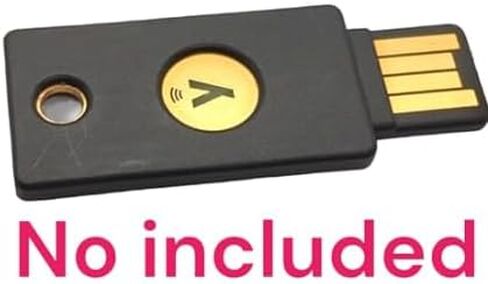 قضية ل yubikey 5 NFC CASE | حالة ل yubikey NFC FIDO | حالة وقائية لـ Yubikey USB-A أو USB-C Case | (USB-A ، أسود) in Kuwait