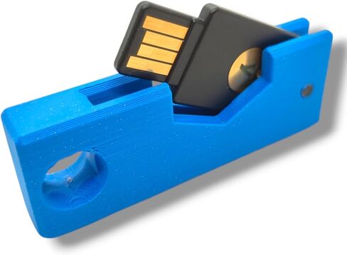 قضية ل yubikey 5 NFC CASE | حالة ل yubikey NFC FIDO | حالة وقائية لـ Yubikey USB-A أو USB-C Case | (USB-A ، أسود) in Kuwait