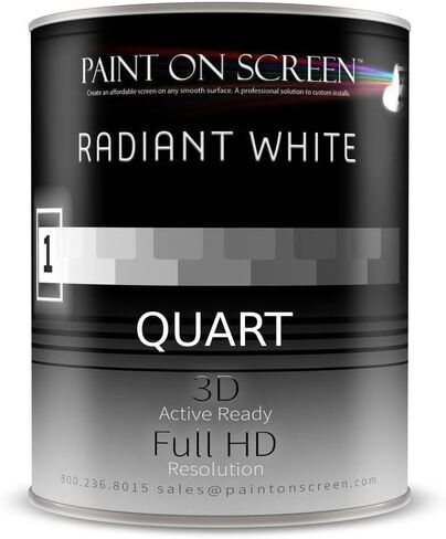 Projection Screen Paint - G001 - Radiant White in Saudi Arabia