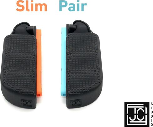 Comfort Felt Grips for Nintendo Switch 2 Joy Cons 2 | Slim and Thick Slide On | Gaming Handheld Ergonomics with Textured Pattern by JCSFY (Slim Pair) in Saudi Arabia