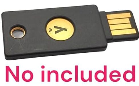 قضية ل yubikey 5 NFC CASE | حالة ل yubikey NFC FIDO | حالة وقائية لـ Yubikey USB-A أو USB-C Case | تغطية Yubico (USB-C ، الباستيل الوردي) in Kuwait