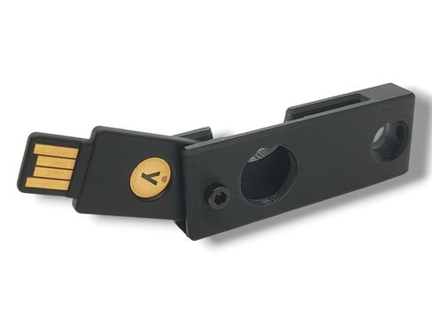 قضية ل yubikey 5 NFC CASE | حالة ل yubikey NFC FIDO | حالة وقائية لـ Yubikey USB-A أو USB-C Case | تغطية Yubico (USB-C ، الباستيل الوردي) in Kuwait