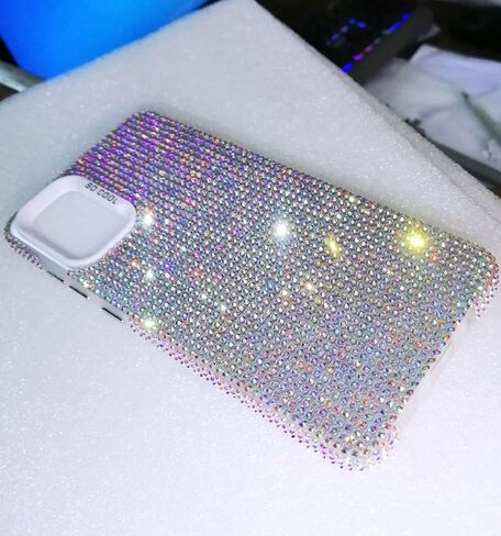 for Bling Rhinestone Samsung Galaxy S20 Ultra Case - Over 2000 High Quality Hand Glued Sparkle Diamond Case Compatible with Samsung Galaxy S20 Ultra in Kuwait