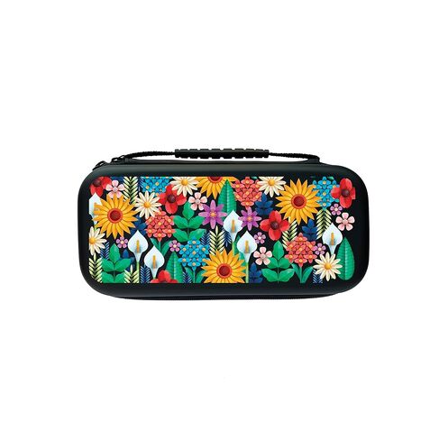 Tiny Flowers Switch Case For Nintendo Switch OLED/Switch Accessories, Cute Carry Protective Bag, Girl Travel Game Console Cases, Controller Hard Shell Holder With 20 Cartridge Slots U413 in Kuwait