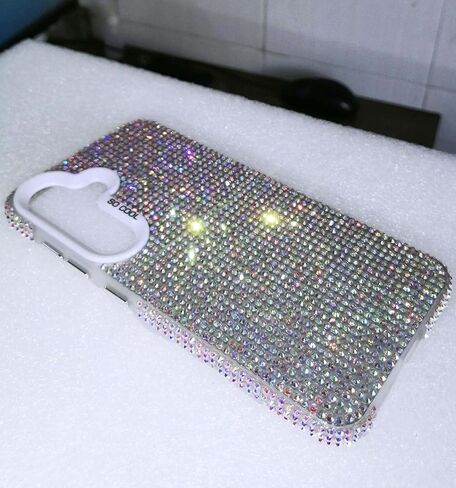 for Bling Rhinestone Samsung Galaxy S25 Ultra Case - Over 2000 High Quality Hand Glued Sparkle Diamond Case Compatible with Samsung Galaxy S25 Ultra in Saudi Arabia