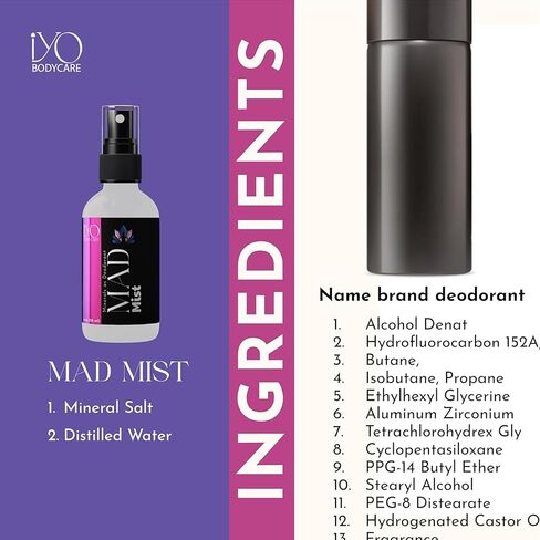 The 3 Ingredient Deodorant for Her | Aluminum Free Deodorant Spray for Women | Hypoallergenic and Paraben Free for Sensitive Skin | Non-aerosol Whole Body Spray | Vanilla & Caramel | 4 oz in Kuwait