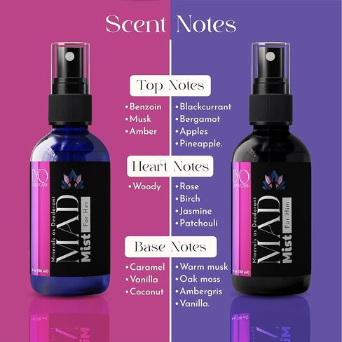 The 3 Ingredient Deodorant for Her | Aluminum Free Deodorant Spray for Women | Hypoallergenic and Paraben Free for Sensitive Skin | Non-aerosol Whole Body Spray | Vanilla & Caramel | 4 oz in Kuwait