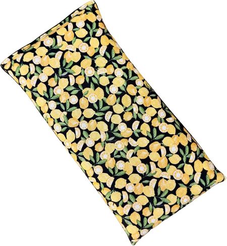 Microwave Heating Pad Flax Seed, Scented Unscented, Good for Back Pain Cramps, Moist Heat Therapy Ice Pack, Microwavable Bean Bag, 6" x 12" (Green Floral, Lavender) in Kuwait