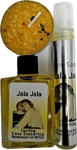 Tripack Jala jala, Pull Pull ritual, Tealight, Aceite Espiritual y mini Perfume esoterico, casa esoterica in Saudi Arabia